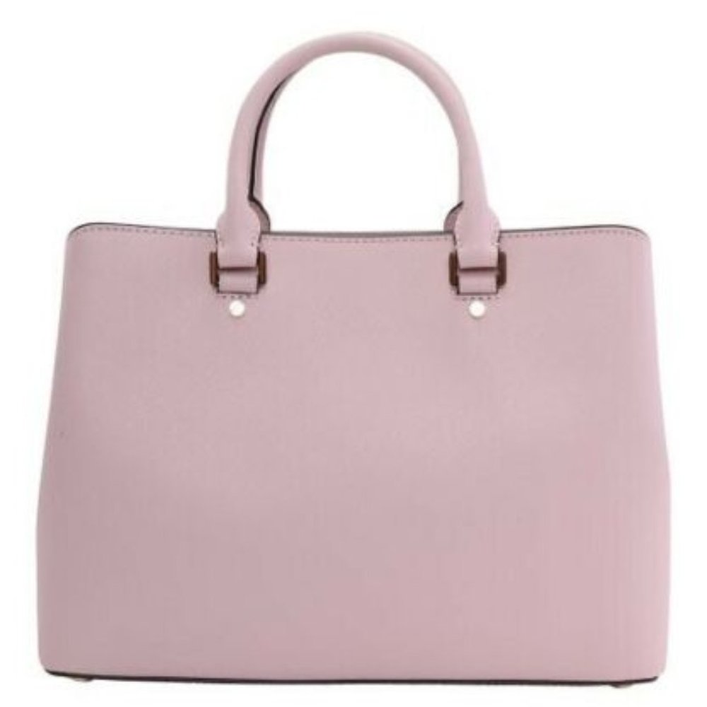 NWT MICHAEL KORS LG SAVANNAH SATCHEL BLOSSOM - Picture 4 of 4